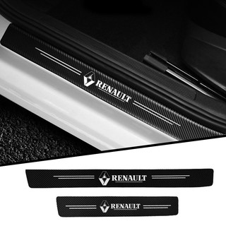 Bộ 4 Miếng Dán Trang Trí Xe Hơi Renault Clio Captur Fluence Kangoo Laguna Master ScenicTrafic Alliance espace arkana