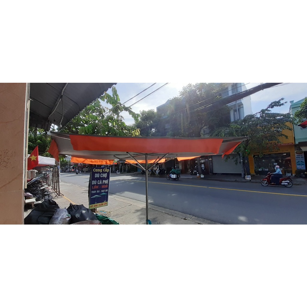 HỎA TỐC HCM_Dù Chợ CAO CẤP Rộng 3m Cao 2m KHÔNG BAO GỒM ĐẾ