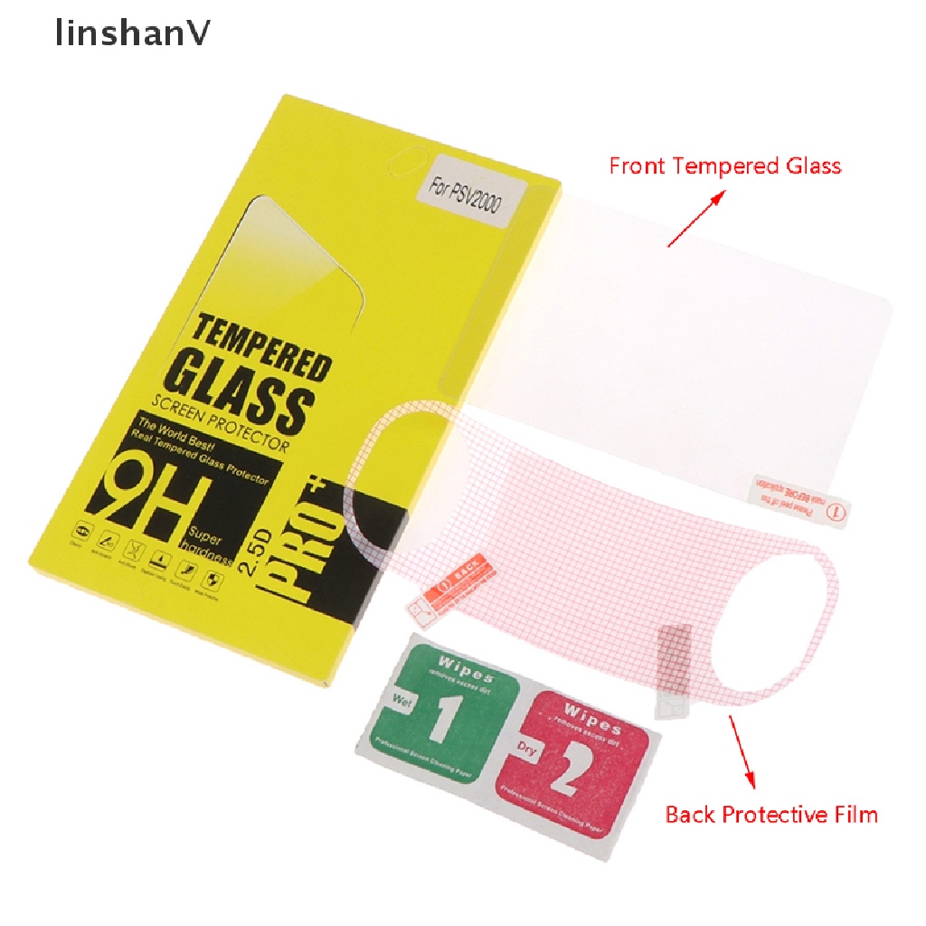 Kính cường lực bảo vệ trước và sau cho PS Vita 2000