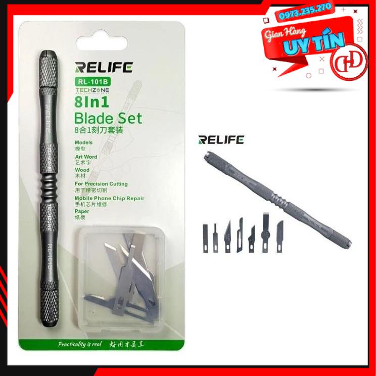 Bộ dao đa năng RL-101B cán 2 đầu kèm 7 lưỡi