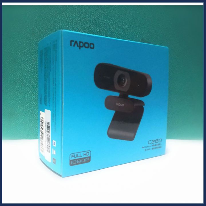 Webcam Rapoo C260 FullHD 1080p - Bảo hành chính hãng 24 tháng