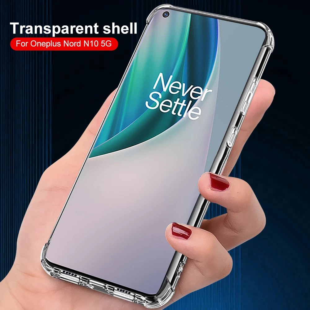 Ốp Điện Thoại Trong Suốt Chống Sốc Cho OnePlus 10 9 9R 8T Pro 7t 7 6t 6 Nord 2T N10 N100 CE 2 Lite 4G 5G 2022