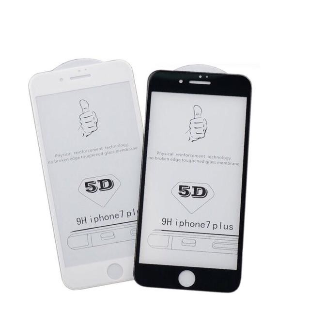 KÍNH 5D CƯỜNG LỰC IPHONE FULL MÀN HÌNH - LOẠI XỊN - TẤT CẢ MODEL