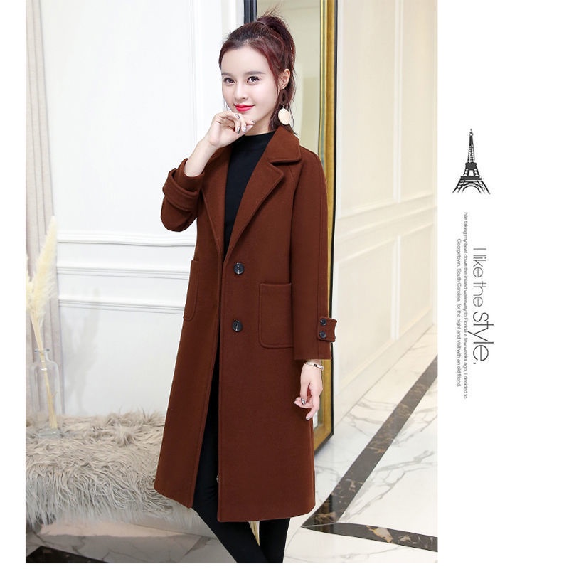 Áo Khoác Vải Tuýt Dày Dáng Dài Vừa Phải Thời Trang Cho Nữ 11.23 | BigBuy360 - bigbuy360.vn