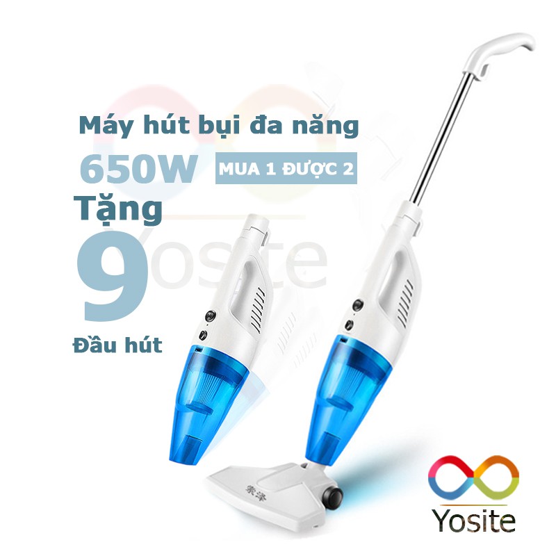 Máy Hút Bụi Đa Năng Deerma DX115C- Máy Hút bụi Cầm Tay Hanfuren công suất 600W