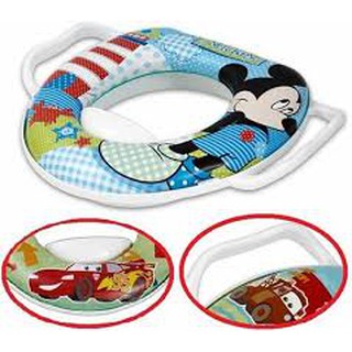 Bệ ngồi toilet lót bồn cầu cho bé có tay vịn GDLYA35