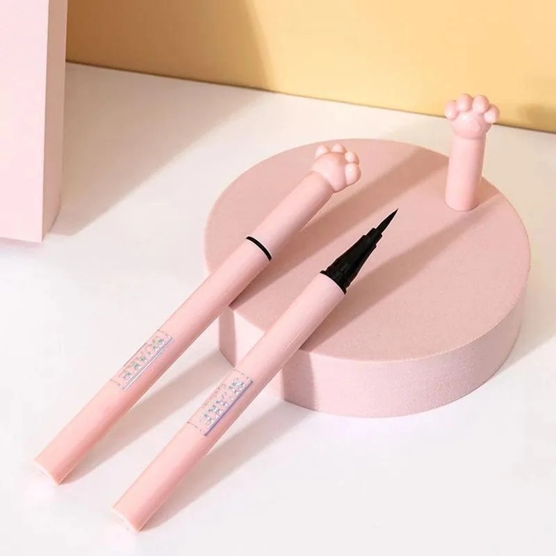 1 Bút Kẻ Mắt Dạng Lỏng Nhanh Khô Chống Mồ Hôi Thiết Kế Dễ Thương