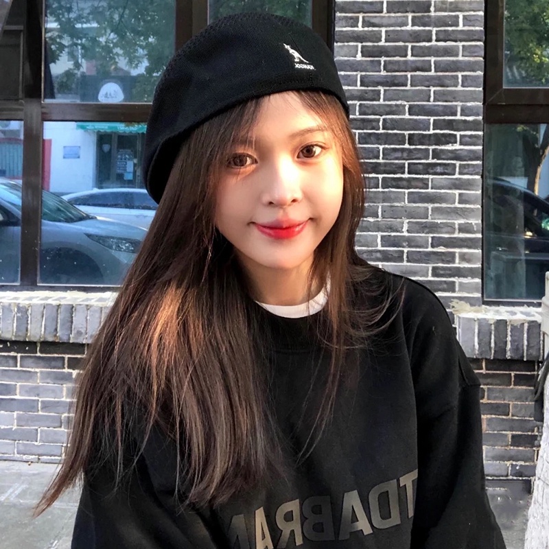 【ZHELIHANGFEI】Áo Thun Tay Dài Form Rộng Họa Tiết In Dễ Phối Đồ