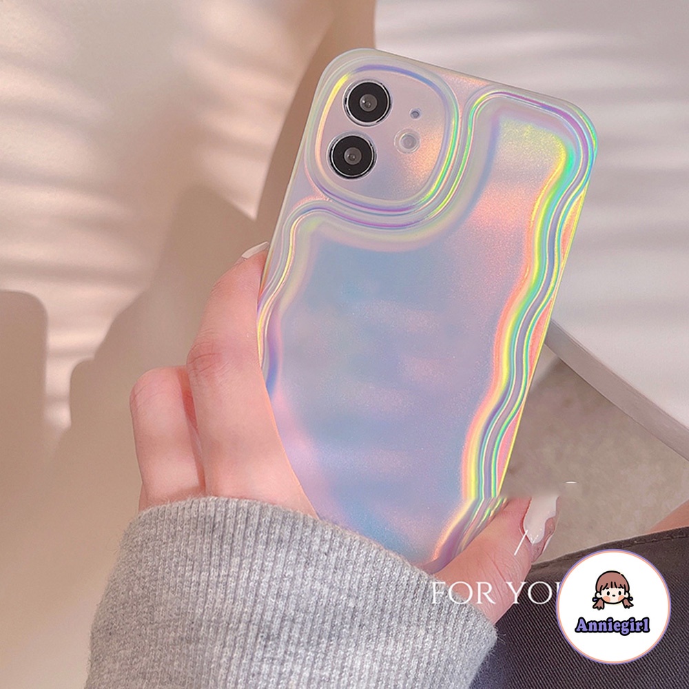 Ốp Điện Thoại TPU Mềm Siêu Mỏng Chống Sốc Màu Gradient Lấp Lánh Cho IPhone 14 13 12 11 Pro Max