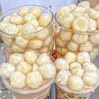Combo khách đặt: Trà sữa, bánh flan