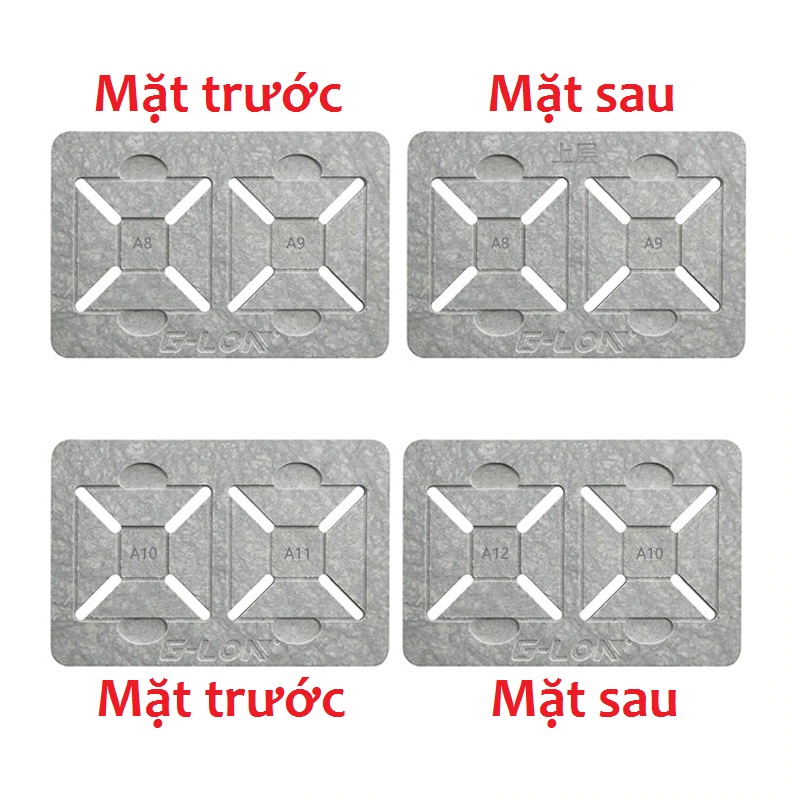 Bộ khuôn vỉ A8-A12 SS-601H (vỉ đen G-Lon)