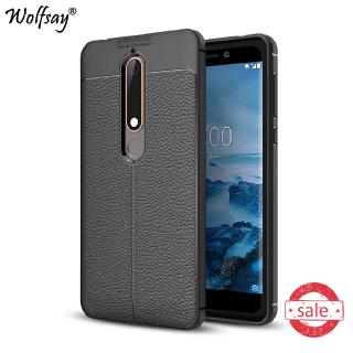 Ốp lưng điện thoại bằng cao su sang trọng dành cho Nokia 6 2018 / Nokia 6.1