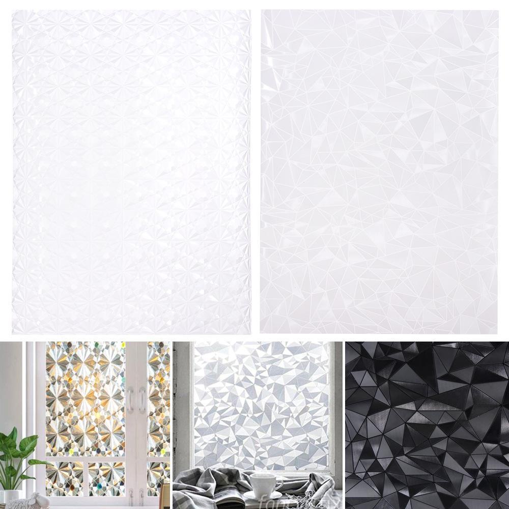 Đề Can Mờ 3D Chống Tia UV Dán Cửa Sổ|Hoa Giả Trang Trí Nhà Cửa