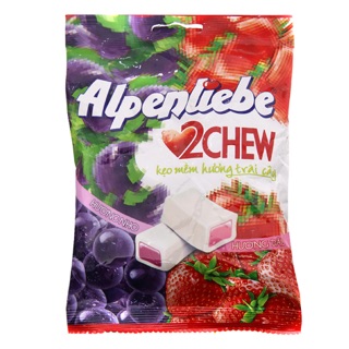 Kẹo mềm Alpenliebe 2Chew hương trái cây 87.5g