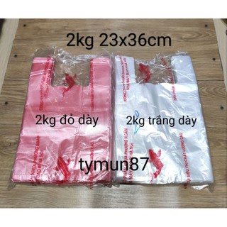 1kg túi nilon 2 quai xách đủ size