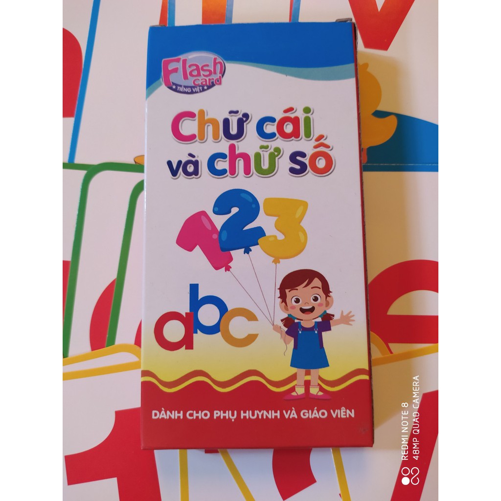 Thẻ chữ cái và chữ số - Flash cash Tiếng Việt (dành cho phụ huynh và giáo viên)