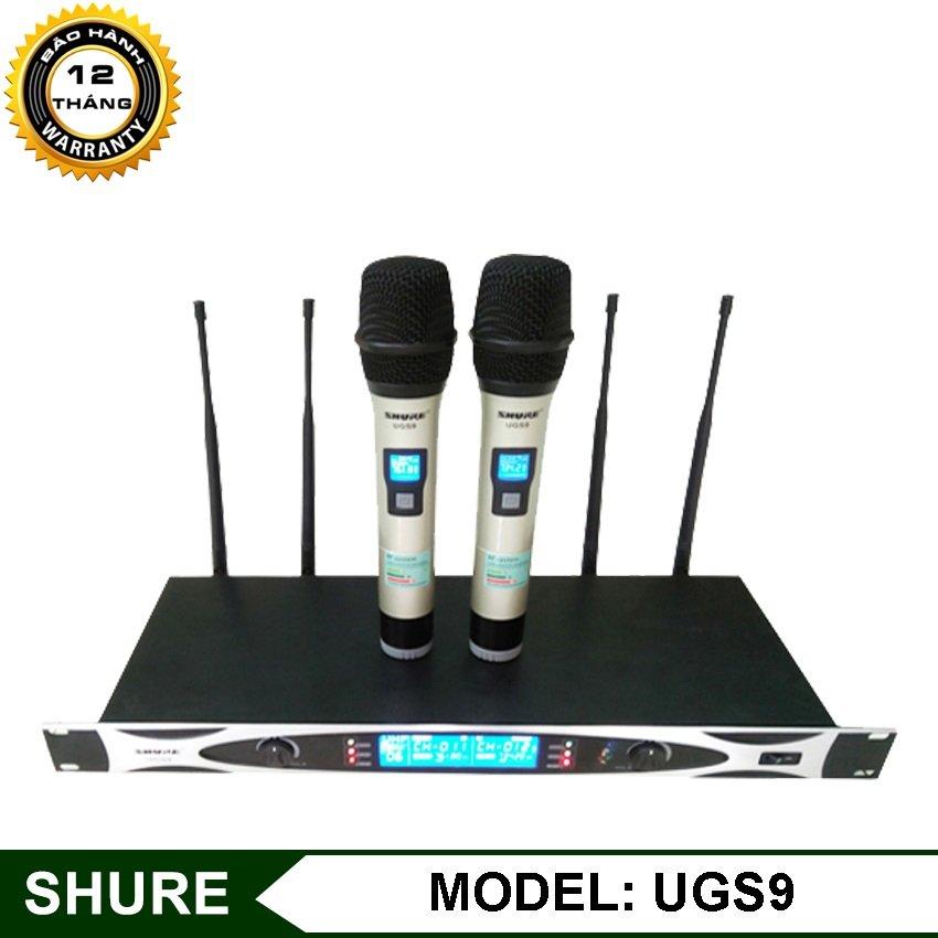 Micro karaoke không dây 4 râu Shure UGS M9