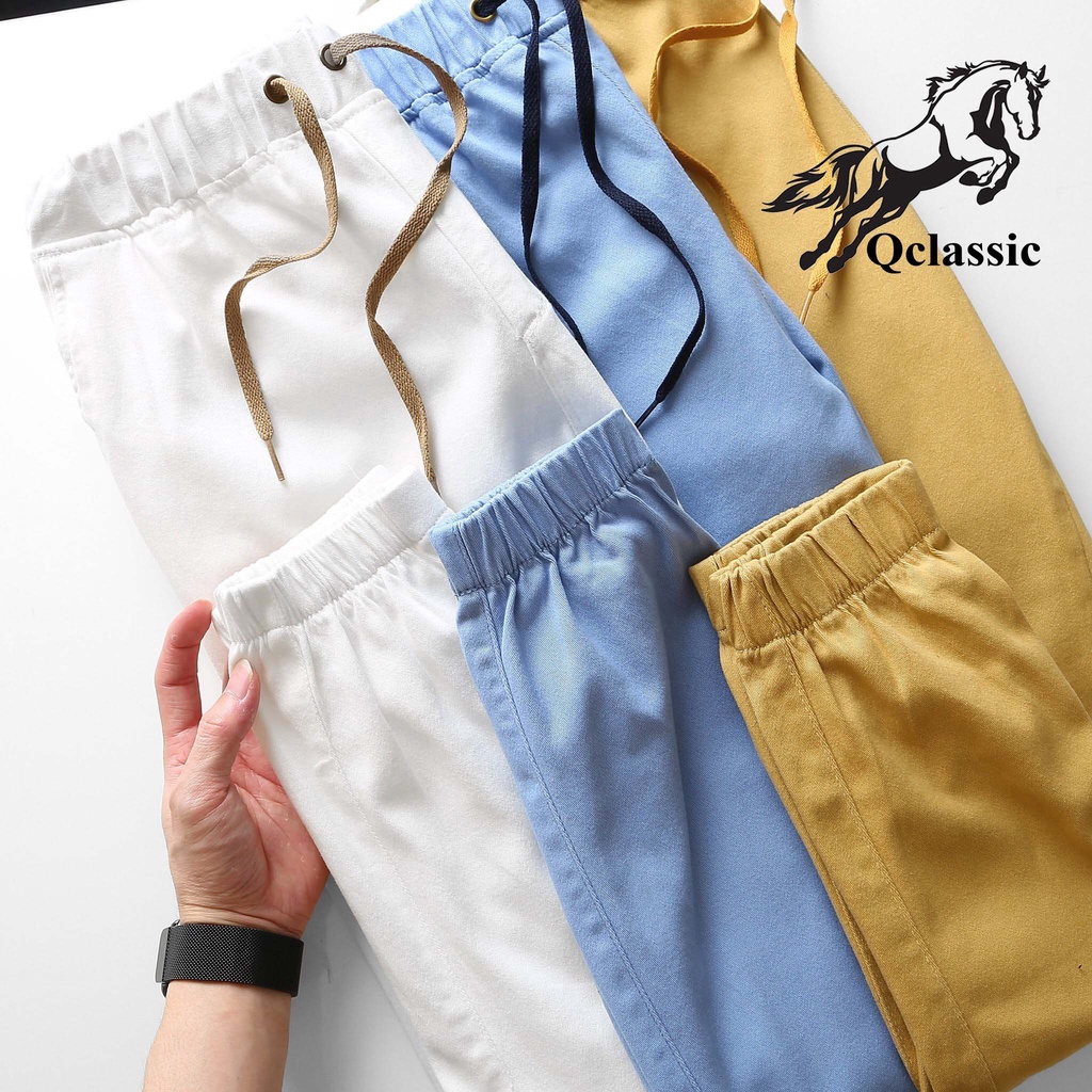 Quần jogger nam dài dành cho thể thao, chất liệu kaki bền đẹp dễ dàng di chuyển vận động Q0010