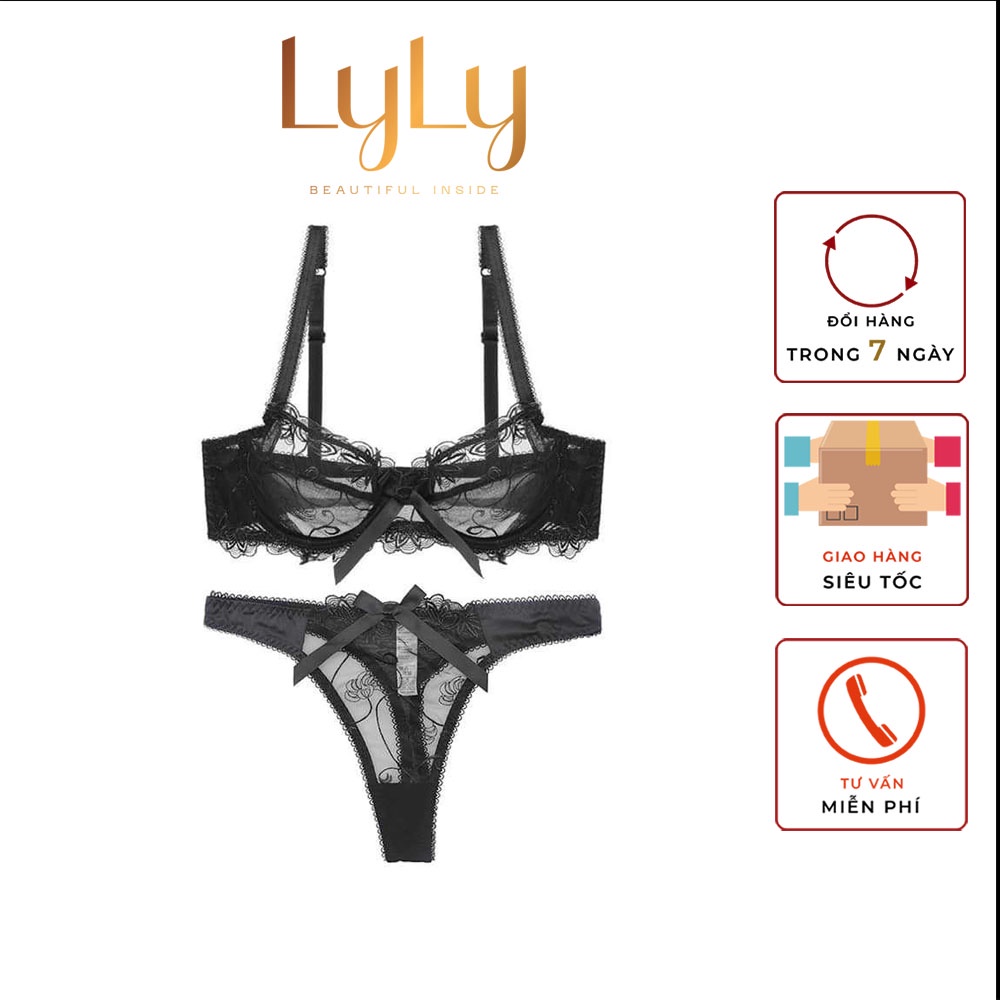 Bộ đồ lót ren nữ có gọng Lylylorem BL041