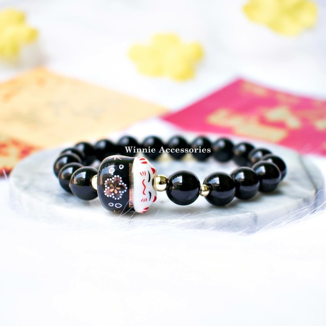 Vòng tay mèo may mắn Vòng tay mèo thần tài