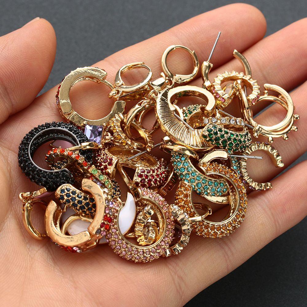 Khuyên Tai Không Xỏ Lỗ Đính Đá CZ