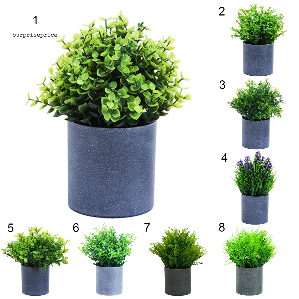 Chậu Cây Giả Màu Xanh Lá Không Có Chất Lỏng Dùng Để Trang Trí Nhà