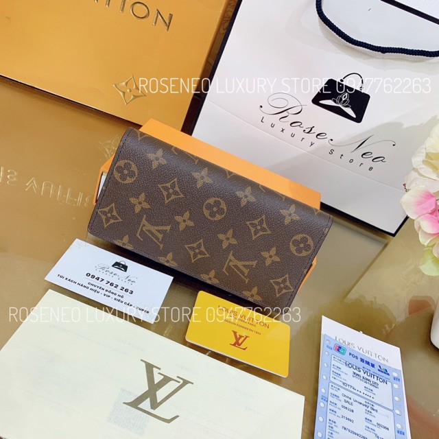 VÍ LV‼️fullbox, card, túi vải hãng LOUIS VUITTON nam nữ dùng được