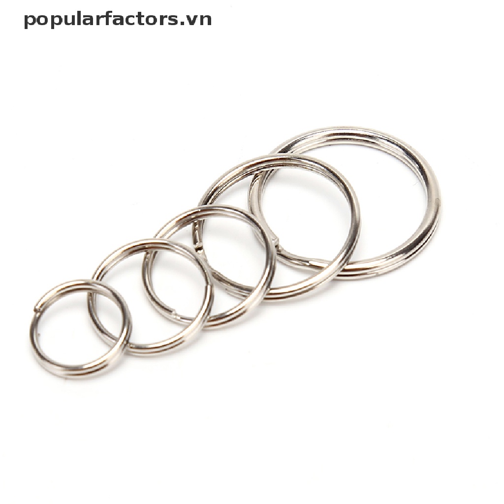 100 Vòng Kim Loại Tự Làm Móc Khóa Tiện Dụng