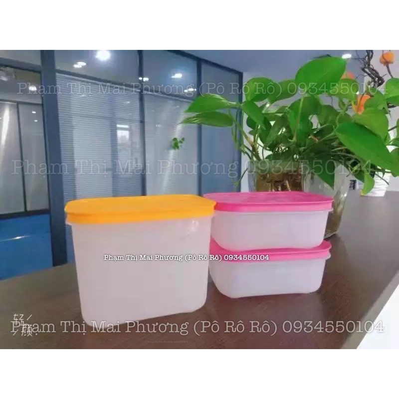 Set 3 hộp tupper đông dẻo TUPPERWARE FREEZERMATE GEN II - DÒNG MỚI 2021