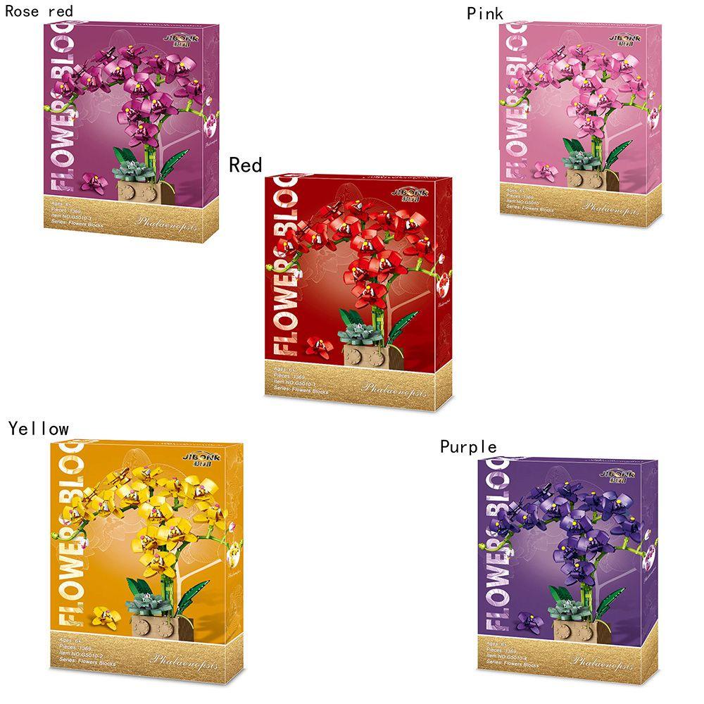 LUOL Đồ Chơi Lắp Ráp Hình Hoa Hồng DIY