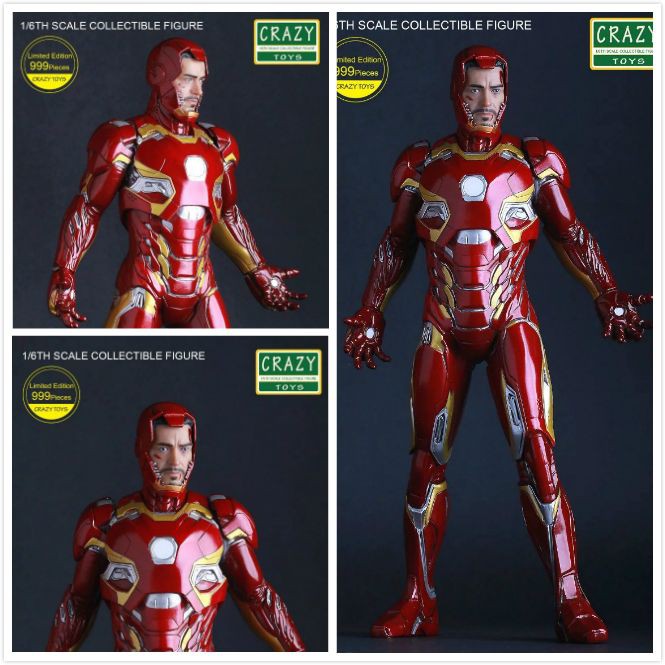 [FMSHOPVN] FIGURE CRAZY TOYS IRON MAN MK45 MÔ HÌNH NHÂN VẬT NAM ANH HÙNG MARK 45  PVC TĨNH