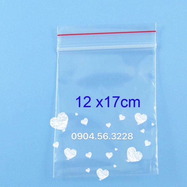 1kg túi zip chỉ đỏ đựng bột ngũ cốc, bột đắp mặt