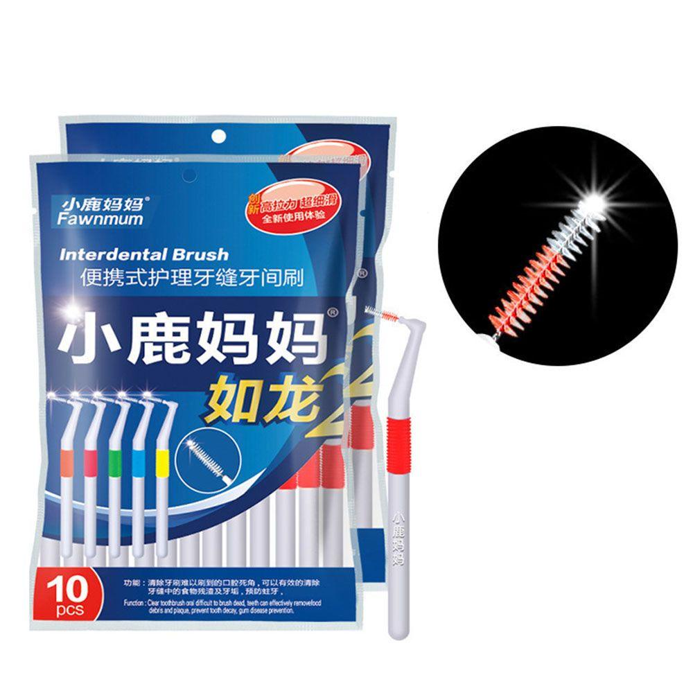 Bàn Chải Vệ Sinh Răng Miệng Hình Chữ L Bằng Nhựa PP Tiện Dụng