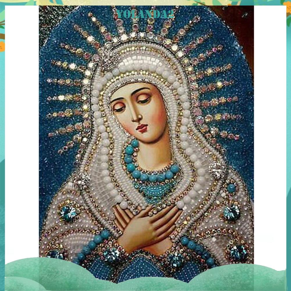 Bộ tranh đính đá 5D tự làm hình tôn giáo