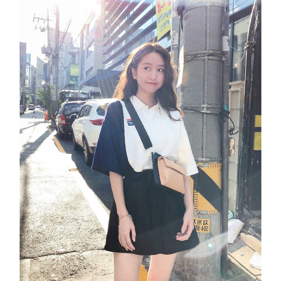 áo thun polo ulzzang order áo cộc ngắn tay trắng có cổ dáng hàn quốc KÈM ẢNH THẬT | BigBuy360 - bigbuy360.vn