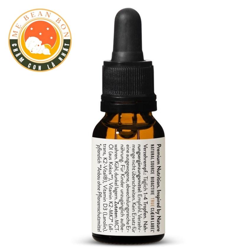 Vitamin D3 cho bé D3 K2 MK7 Đức Sunday Natural 20ml giúp hấp thụ canxi phát triển Chiều Cao tối ưu cho trẻ từ sơ sinh