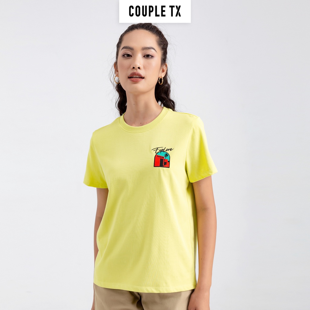 Áo Thun Nữ Couple TX Thêu Ngực Graphic WTS 2161