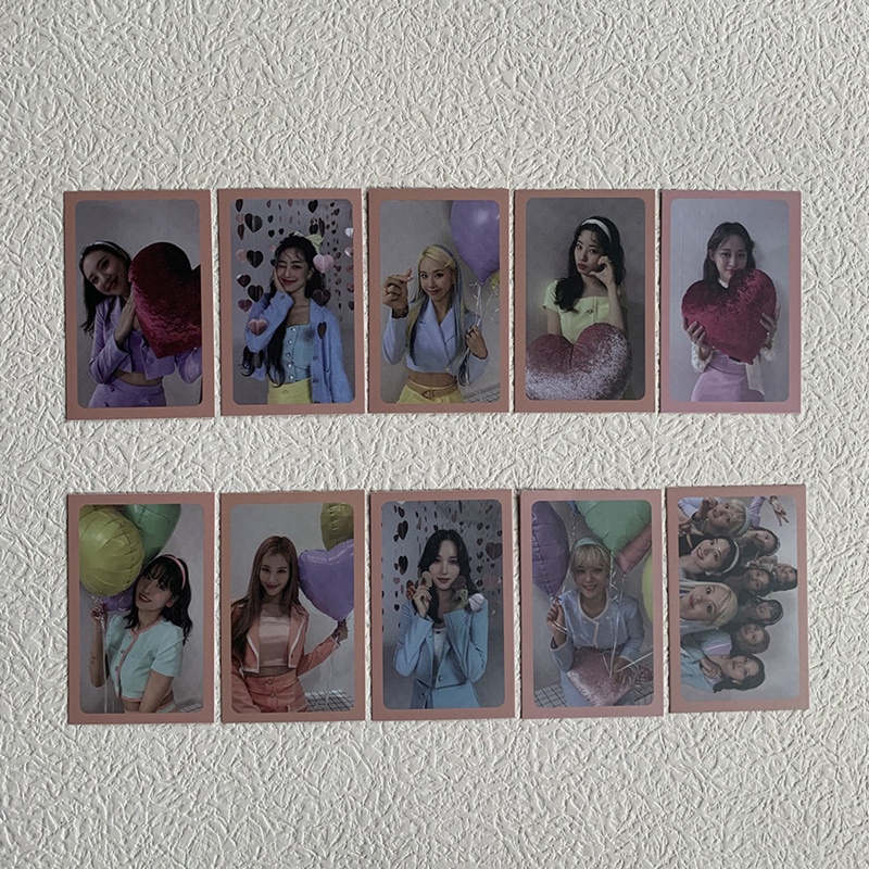 Set 10 thẻ ảnh Kpop TWICE album Formula of Love: O+T=3