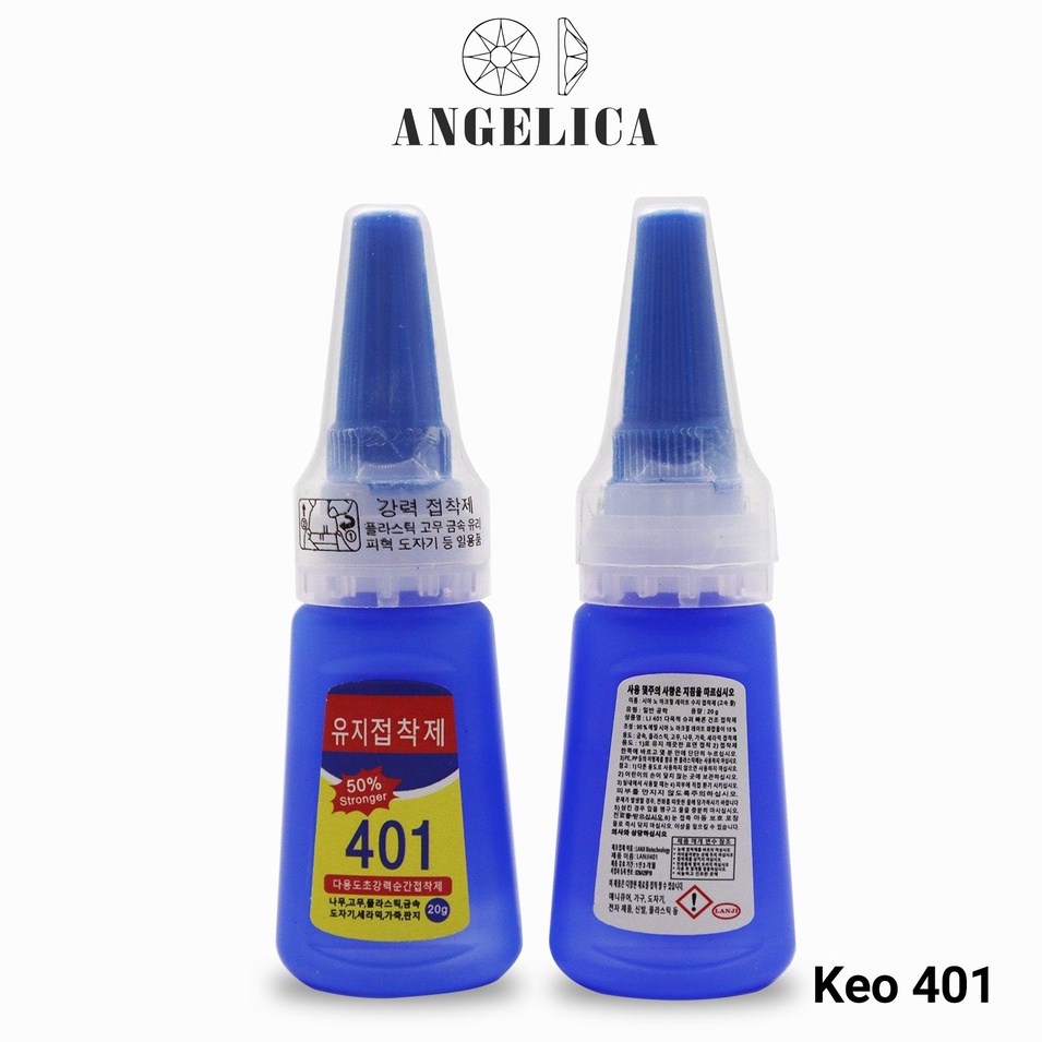 Keo 401 Gắn Dán Móng, Đính Đá Siêu Chắc ANGELICA K401