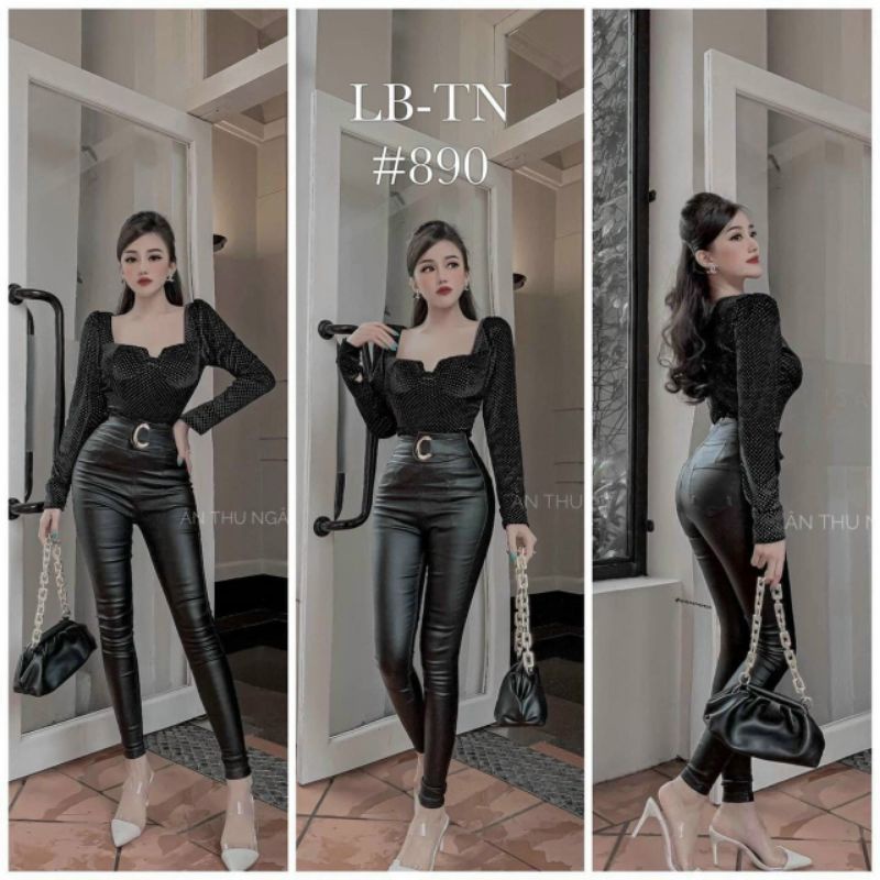 quần dài da body cao cấp,