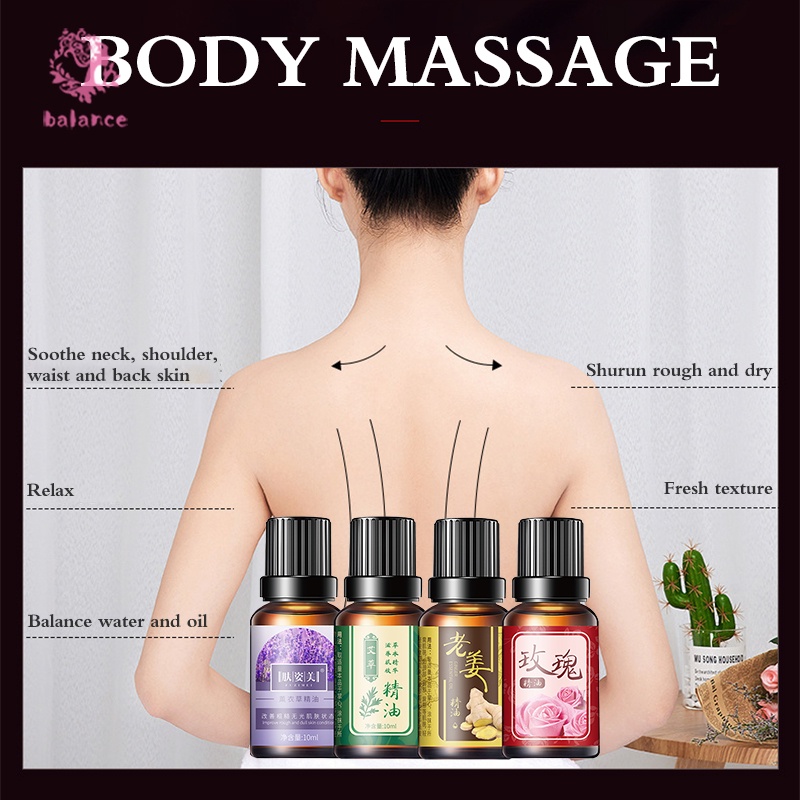 Tinh dầu thảo mộc massage Fuzimei đa công dụng 10ml