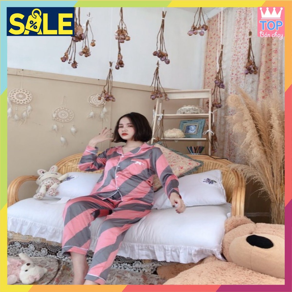 [BAO  CHẤT] BỘ PIJAMA LỤA SATIN L1 (mã #211)