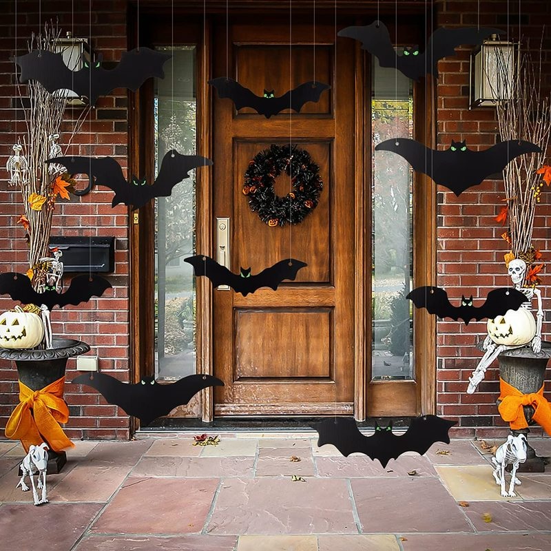 1 Mắt Dơi Dạ Quang Treo Trang Trí Tiệc Halloween