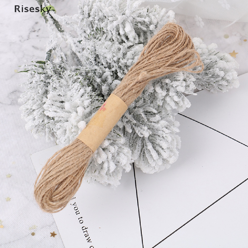 Cuộn Dây Gai Dầu Tự Nhiên 10m Phong Cách Cổ Điển Dùng Làm Đồ Thủ Công DIY