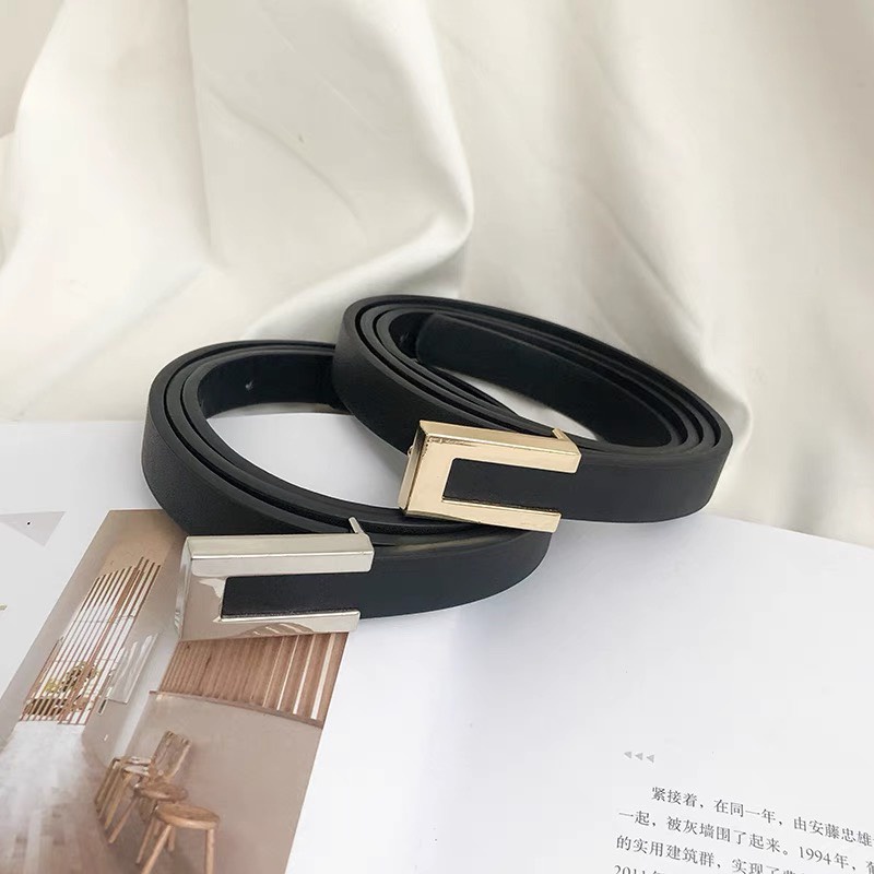 Thắt lưng váy đơn giản thắt váy áo sơ mi Phụ kiện thắt lưng có đục lỗ cho nàng