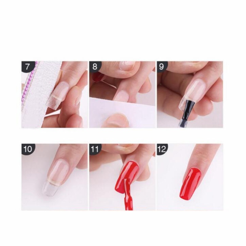 10/20 Tấm lụa sợi thủy tinh nối dài móng tay sắc dùng để làm nail Sợi Thủy Tinh Lụa Không Giấy Dùng Nối Dài Móng