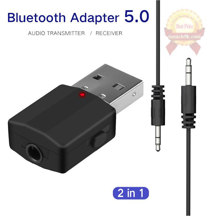 Thiết bị thu phát âm thanh Usb bluetooth 5.0 cho Loa kết nối laptop máy tính Bt600 | BigBuy360 - bigbuy360.vn