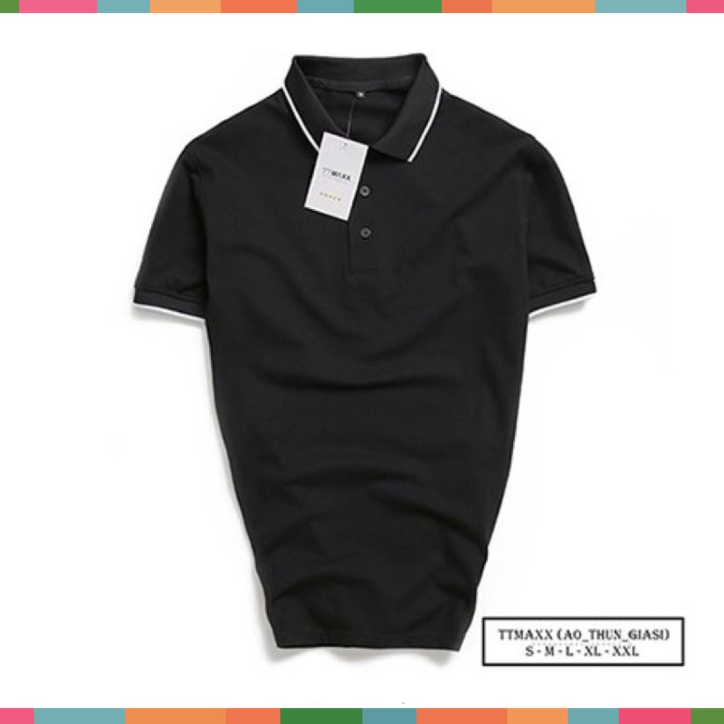 Áo Polo Basic thun nam cộc tay cổ trụ bẻ vải Cotton cá sấu VNXK xịn, form chuẩn phong cách trẻ trung lịch lãm A7