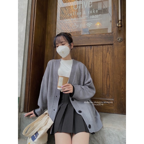 Áo Cardigan len trơn viền tay (Ảnh/Video tự chụp) | BigBuy360 - bigbuy360.vn