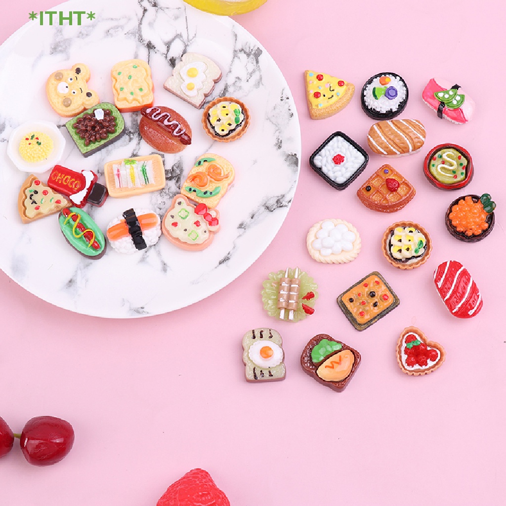 Set 2 / 5 Đồ trang trí Thức Ăn Mini Trang Trí Nhà Búp Bê Mới